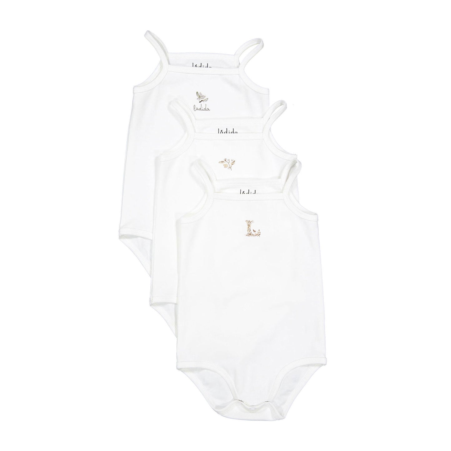 Ladida 3 pack cotton onesies