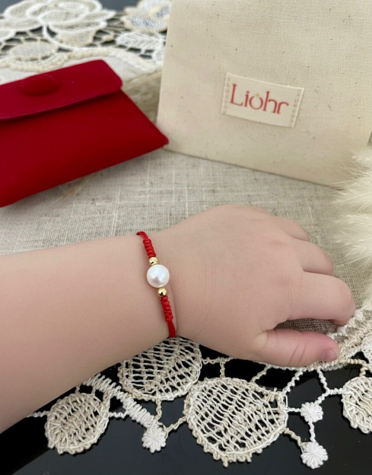 Red String Bracelet Mother Of Pearl (nb-4y)