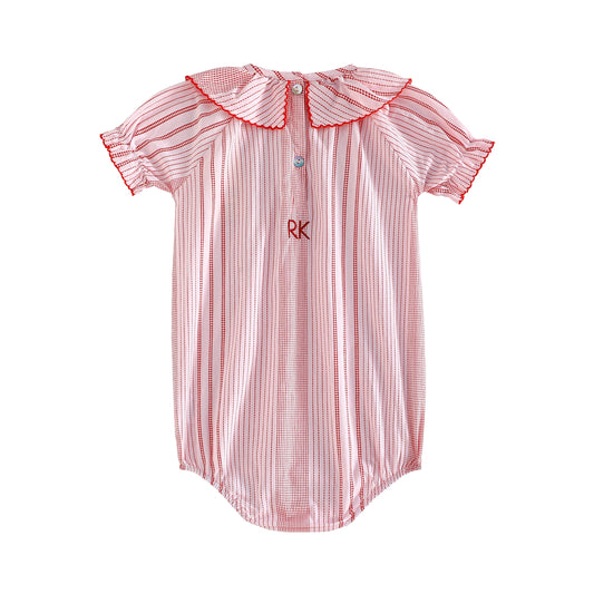 RetroKid Rosie Cotton Printed Baby Girl Romper