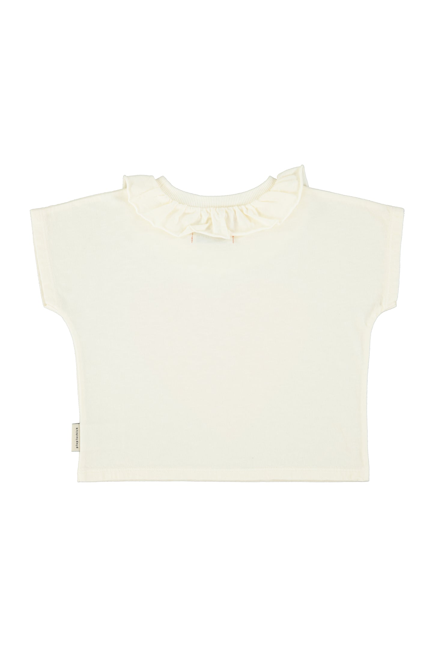 Heart Print T'shirt w/ Collar