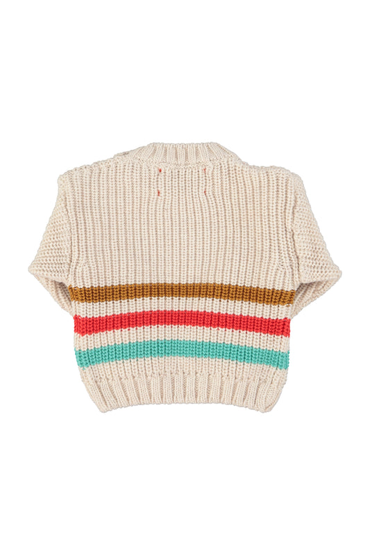 Multicolor stripes Knitted sweater