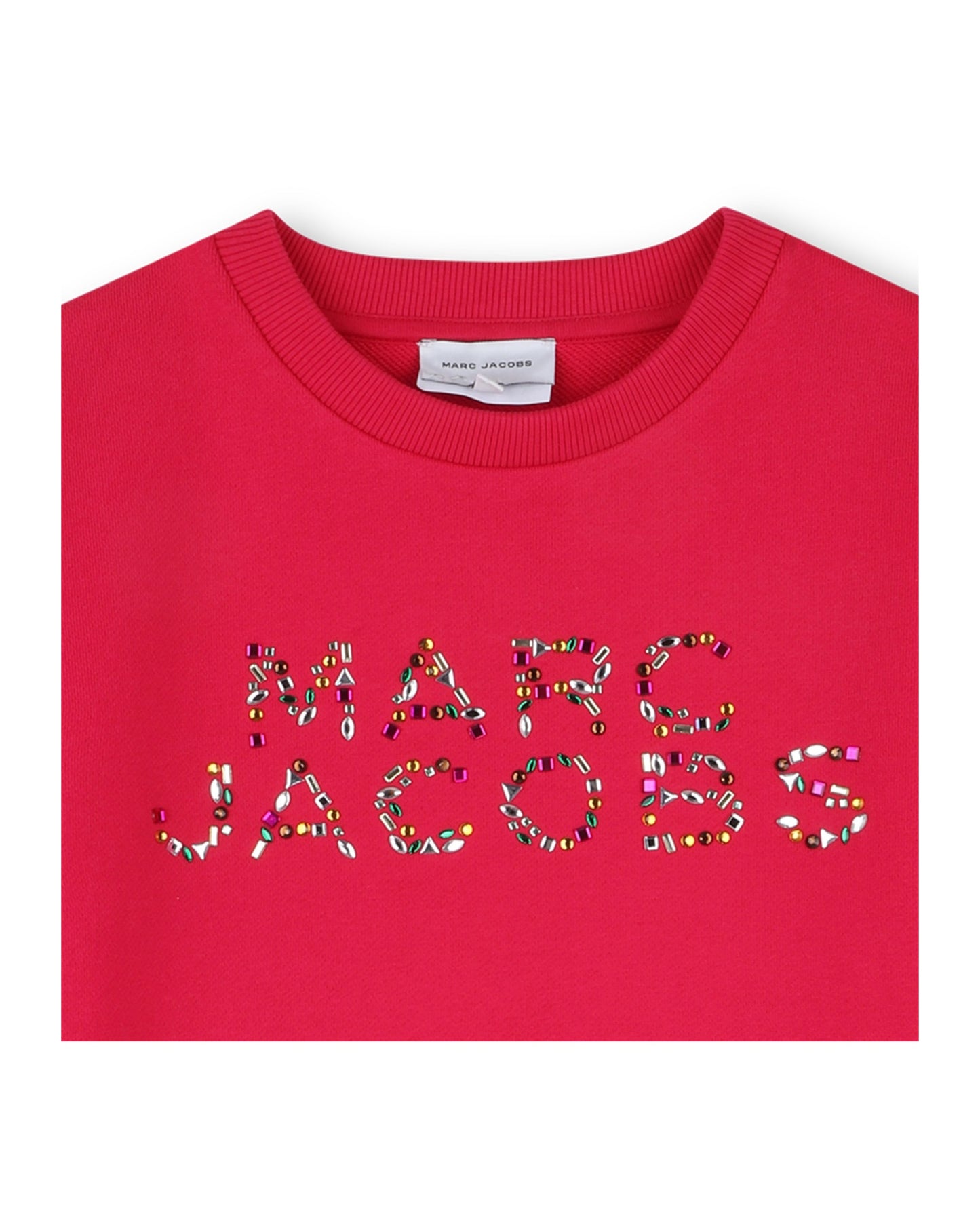 Little Marc Jacobs French Terry Dress W Rhinestone logo W60718