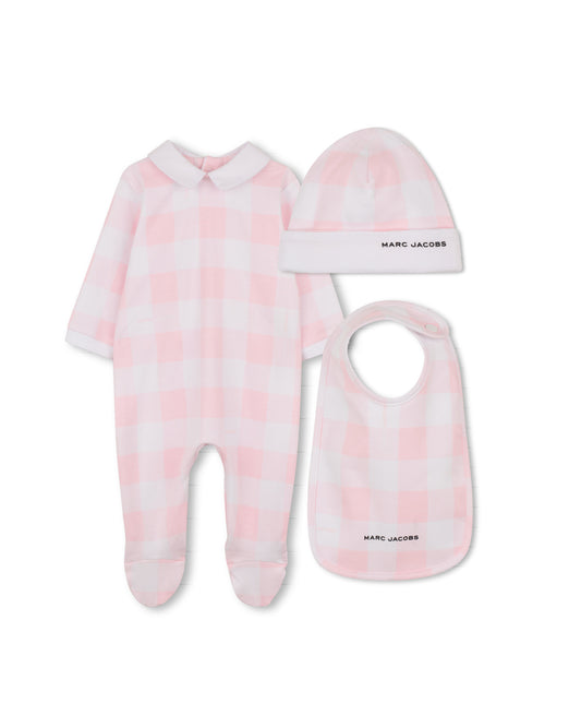 Little Marc Jacobs Footie w Hat & Bib Set W60814