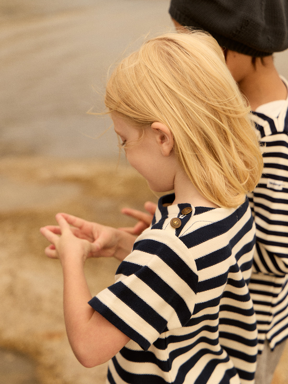 Bene Bene Marine Button T-Shirt
