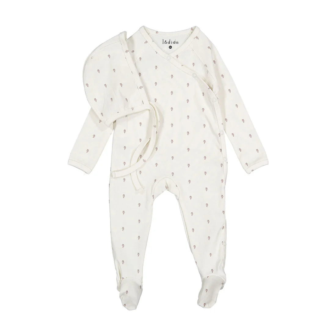 Tiny Rose Romper & Bonnet