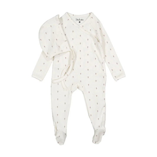 Tiny Rose Romper & Bonnet