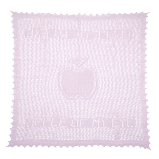 G.H. Hurt & Son Apple of my Eye Baby Shawl - Lilac