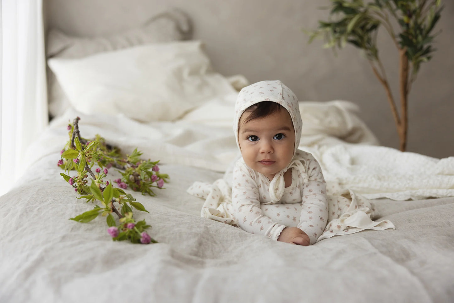 Lillete Printed Wrapover Layette Set