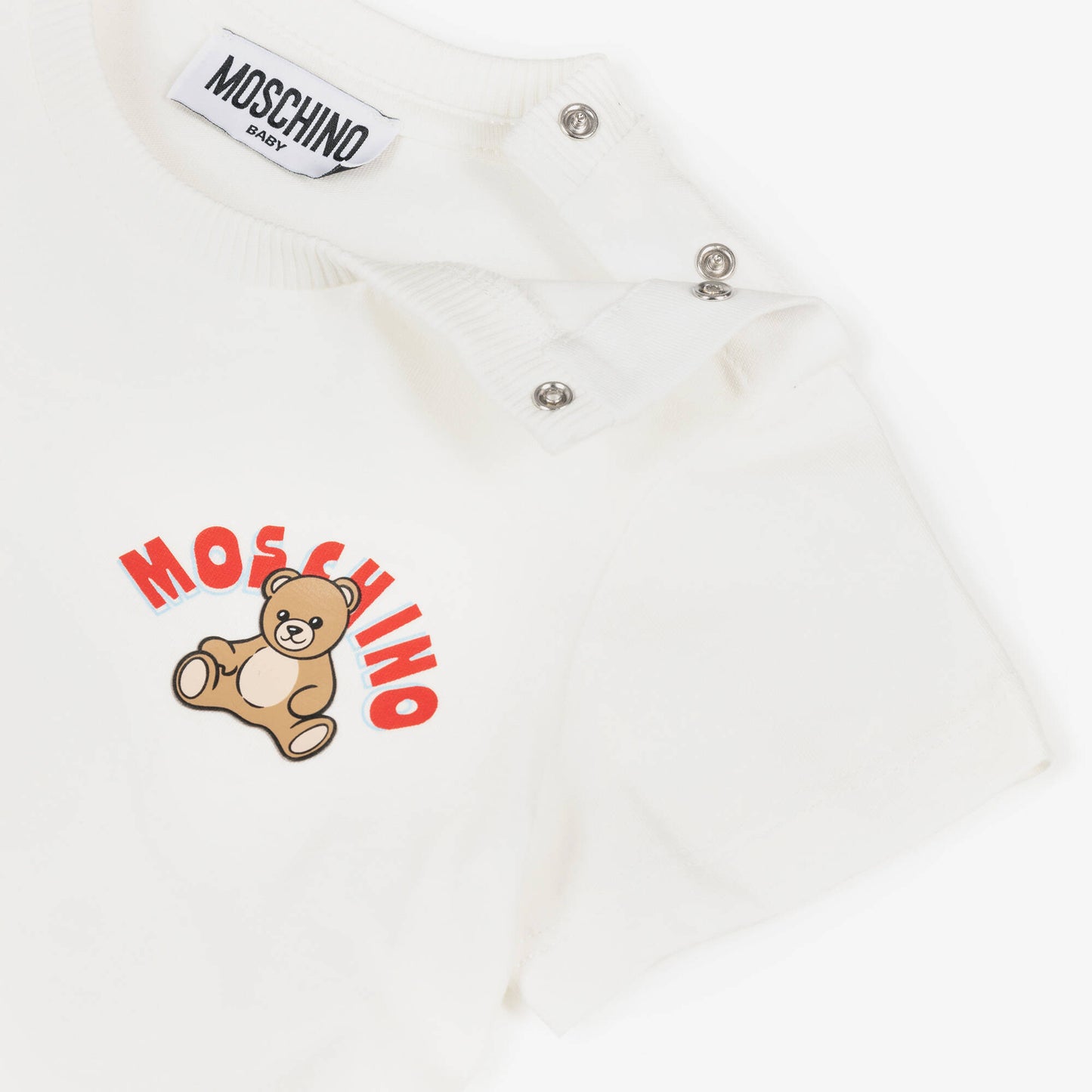 Moschino Tshirt W Bear Logo on chest MZM047