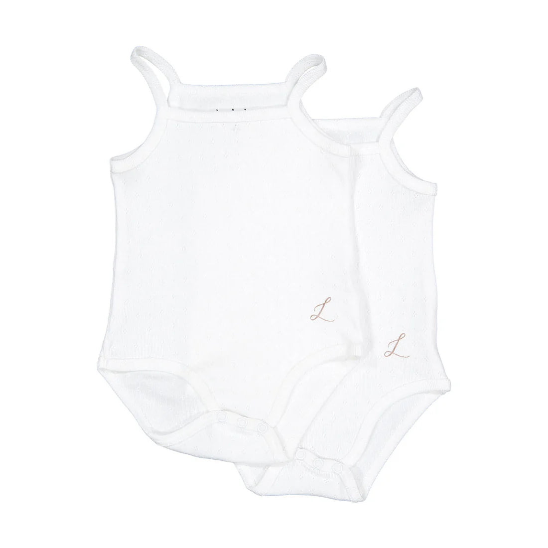 Pointelle Set of 2 Onesies