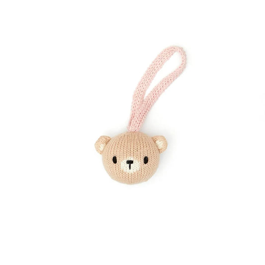 Tuntun pacifier bear holder - pink