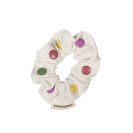 Denim Snap Scrunchie