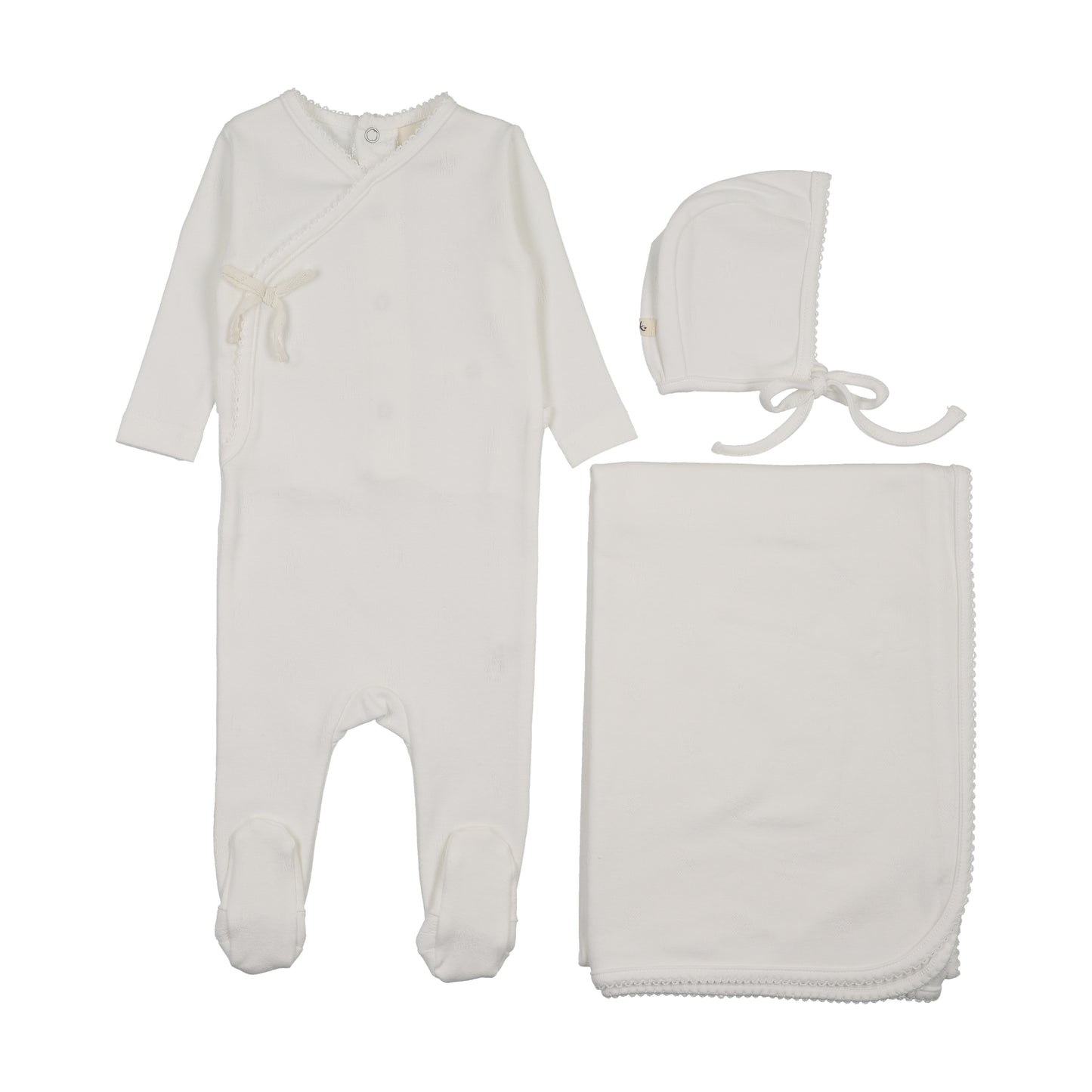Pointelle Footie 3PC Set