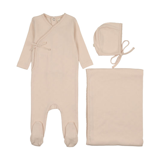 Pointelle Footie 3PC Set