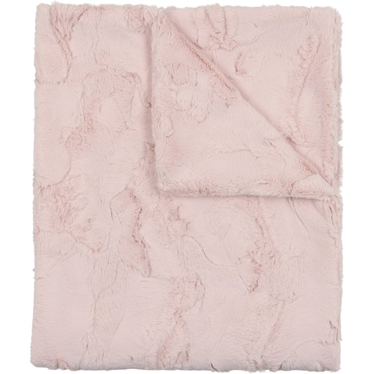 Peluche Fur Blanket - Icy Rose Double Sided