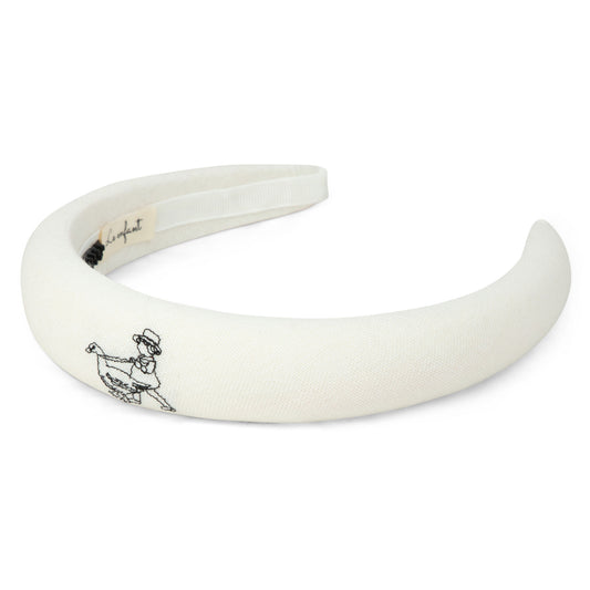 Le enfant Garden hairband - White