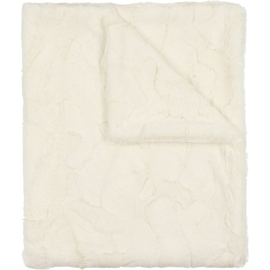 Peluche Fur Blanket - Natural Double Sided