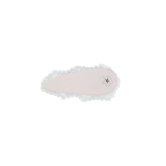 Le Enfant Lace trim clips (2pk) - Soft Pink