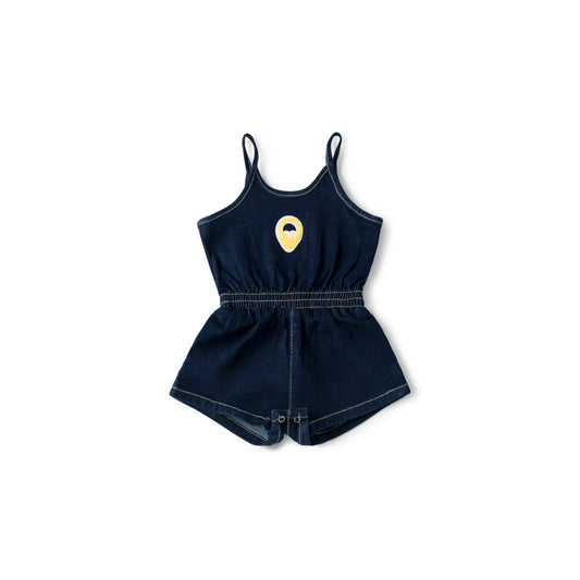 Birnham Girl Gathered Romper