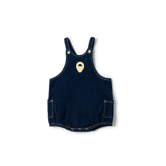 Birnham Rounded Romper Indigo
