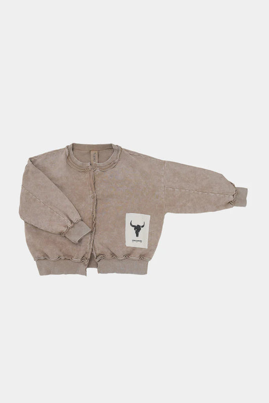 Booso Sweater Beige Vintage Cardigan