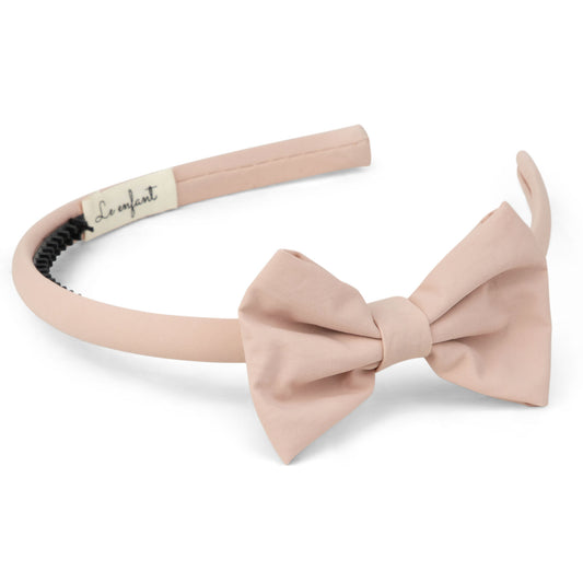 Le enfant Dainty taffetta bow hairband - Pink