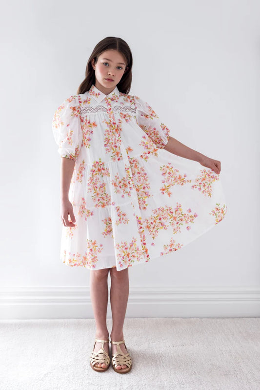 Petit Amalie Ditsy Print Shirt Dress