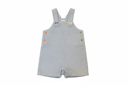 Denim Snap Boys Overalls