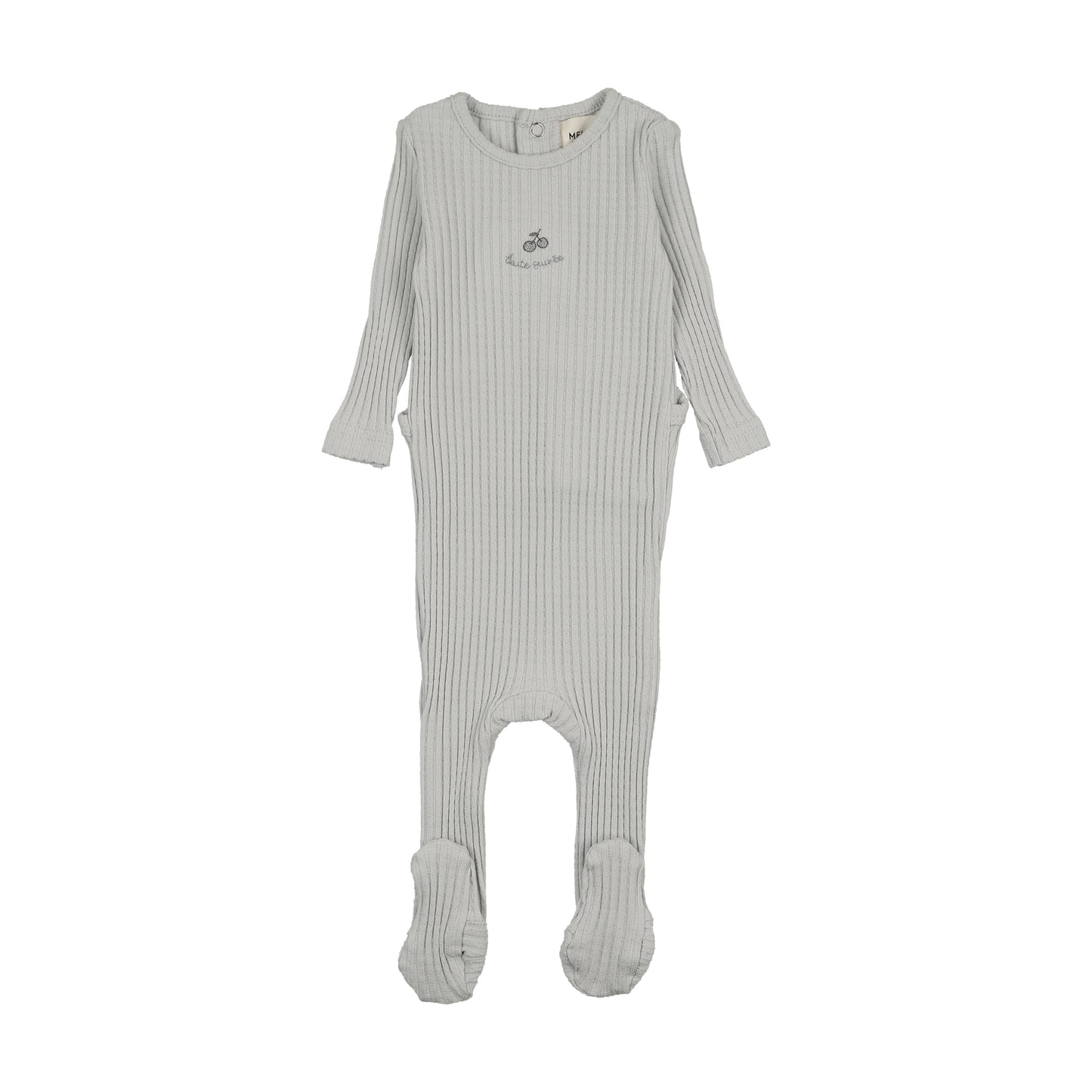 Embroidered Textured Footie