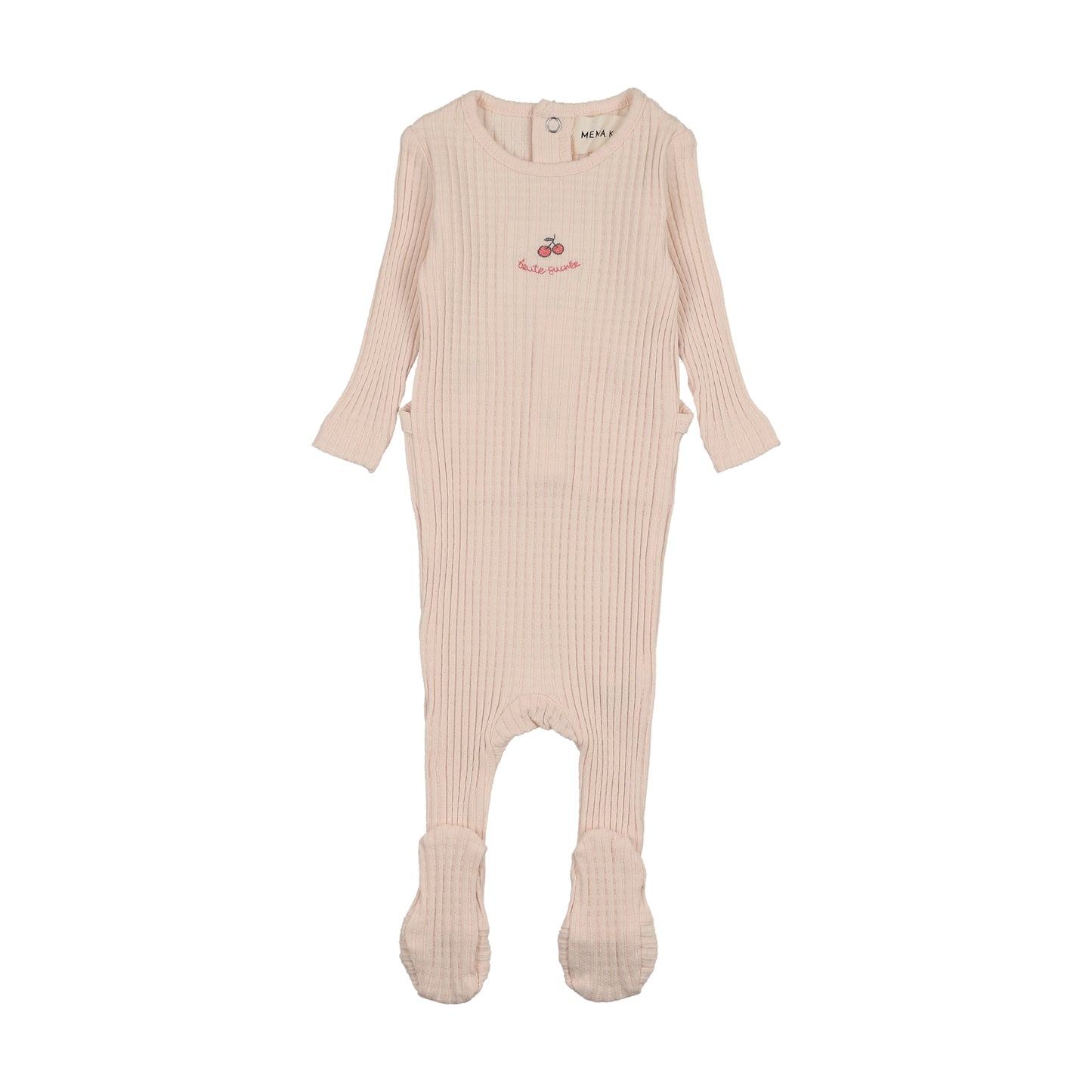 Embroidered Textured Footie