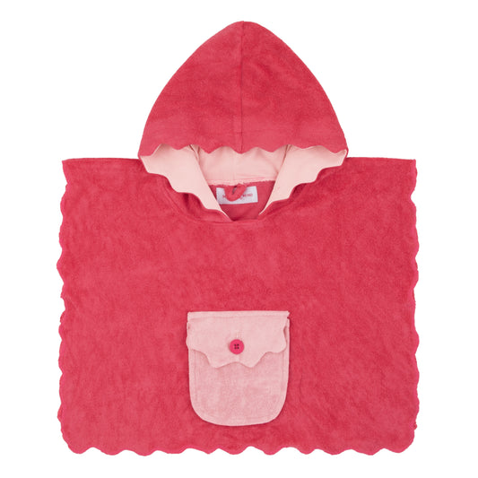 Miss Mini Scalloped Swim Poncho- Girl