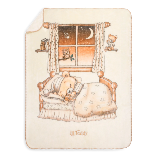 Lil Teddy Bigger Twinkle Twinkle Lil Bear Blanket