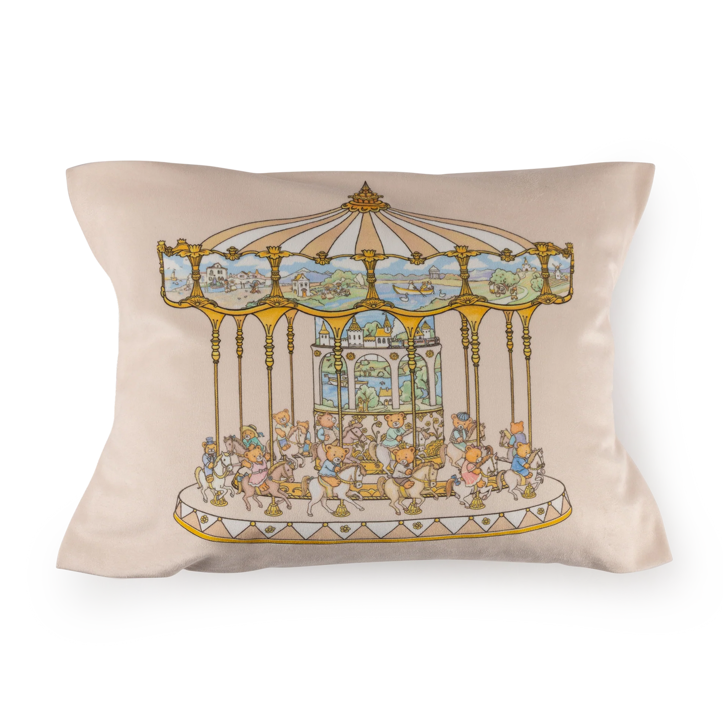 Lil Teddy Merry Go Cushion