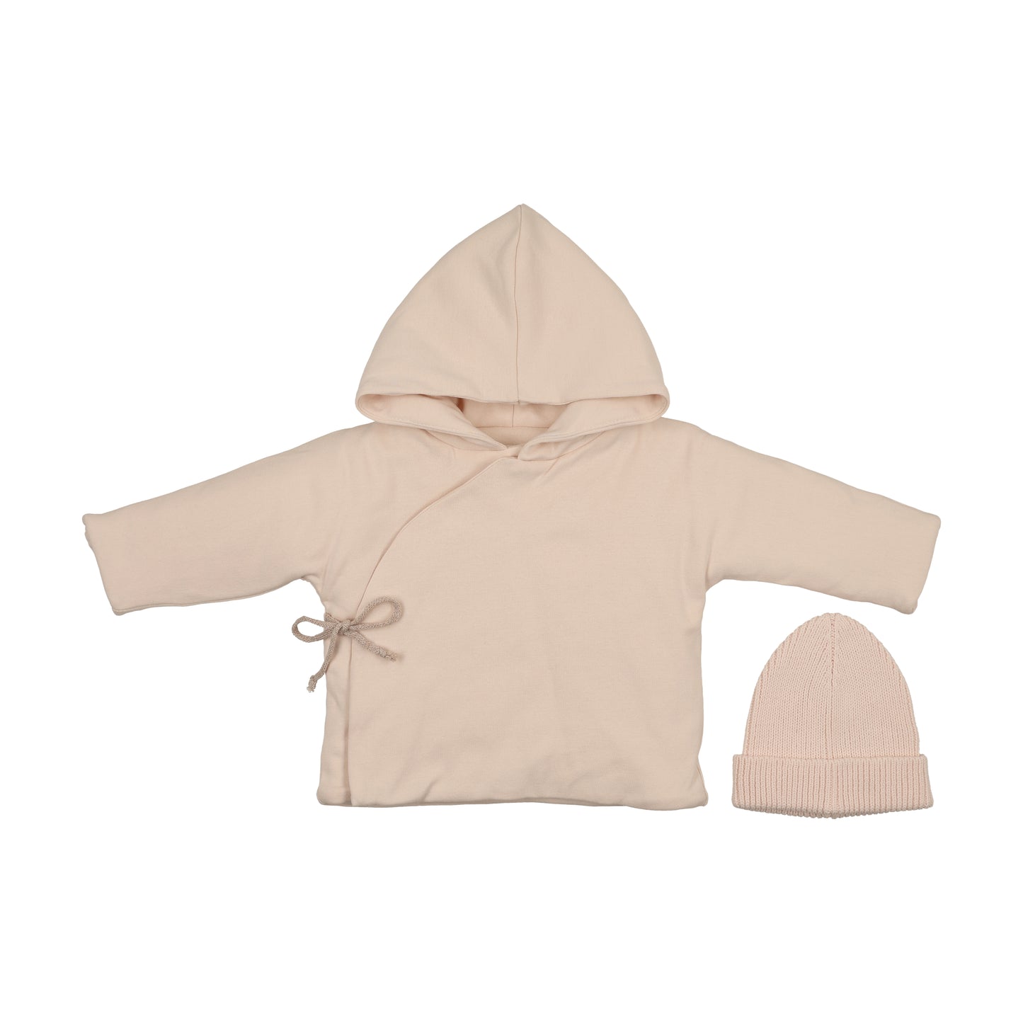 Qulted Jacket & Knit Beanie