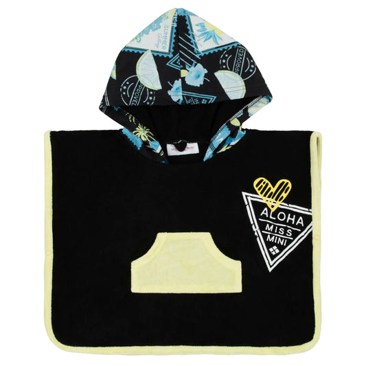 Miss Mini Postcard swim Poncho-Girl