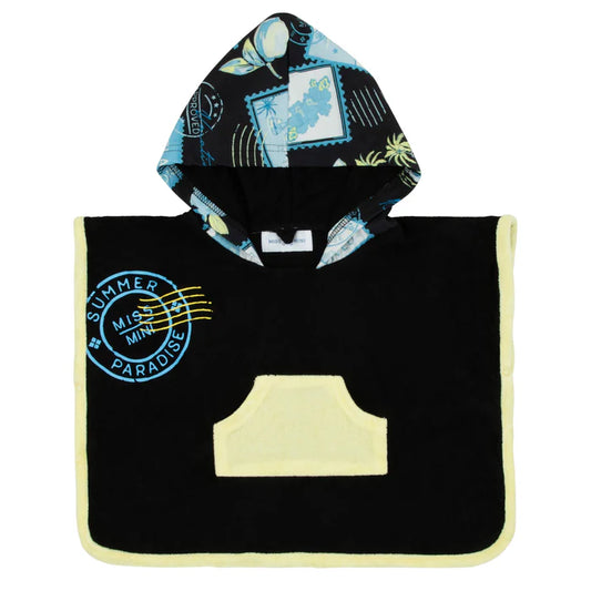 Miss Mini Postcard swim Poncho-Boy