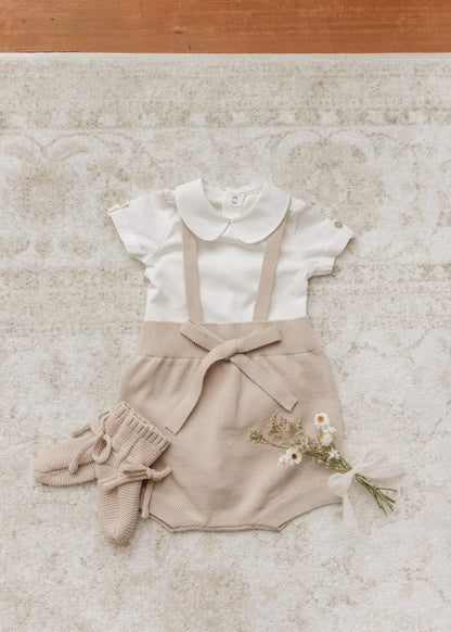 Peluche Knit Suspender Bloomers