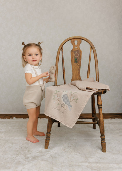 Peluche Knit Suspender Bloomers