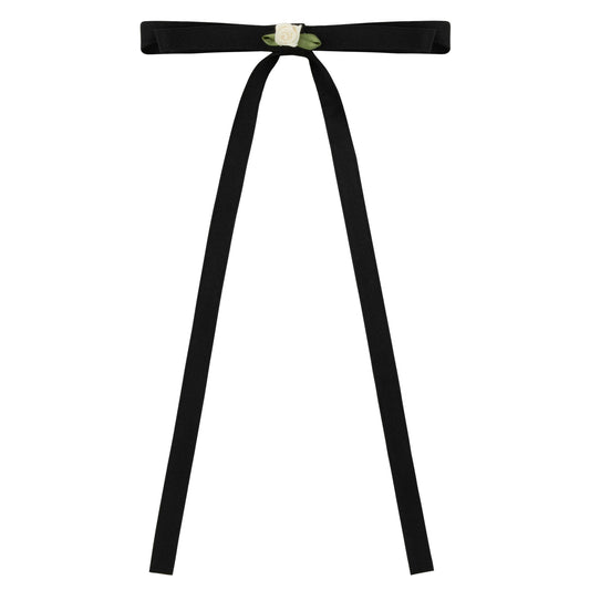 Le enfant Rose bows long-Black
