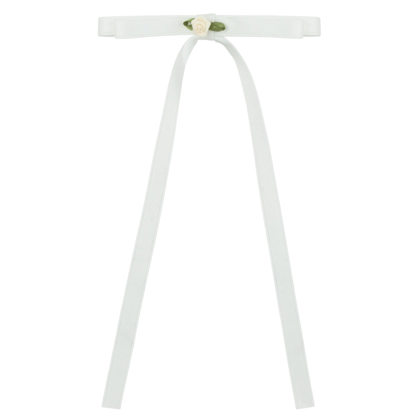 Le Enfant Rose bows long - White