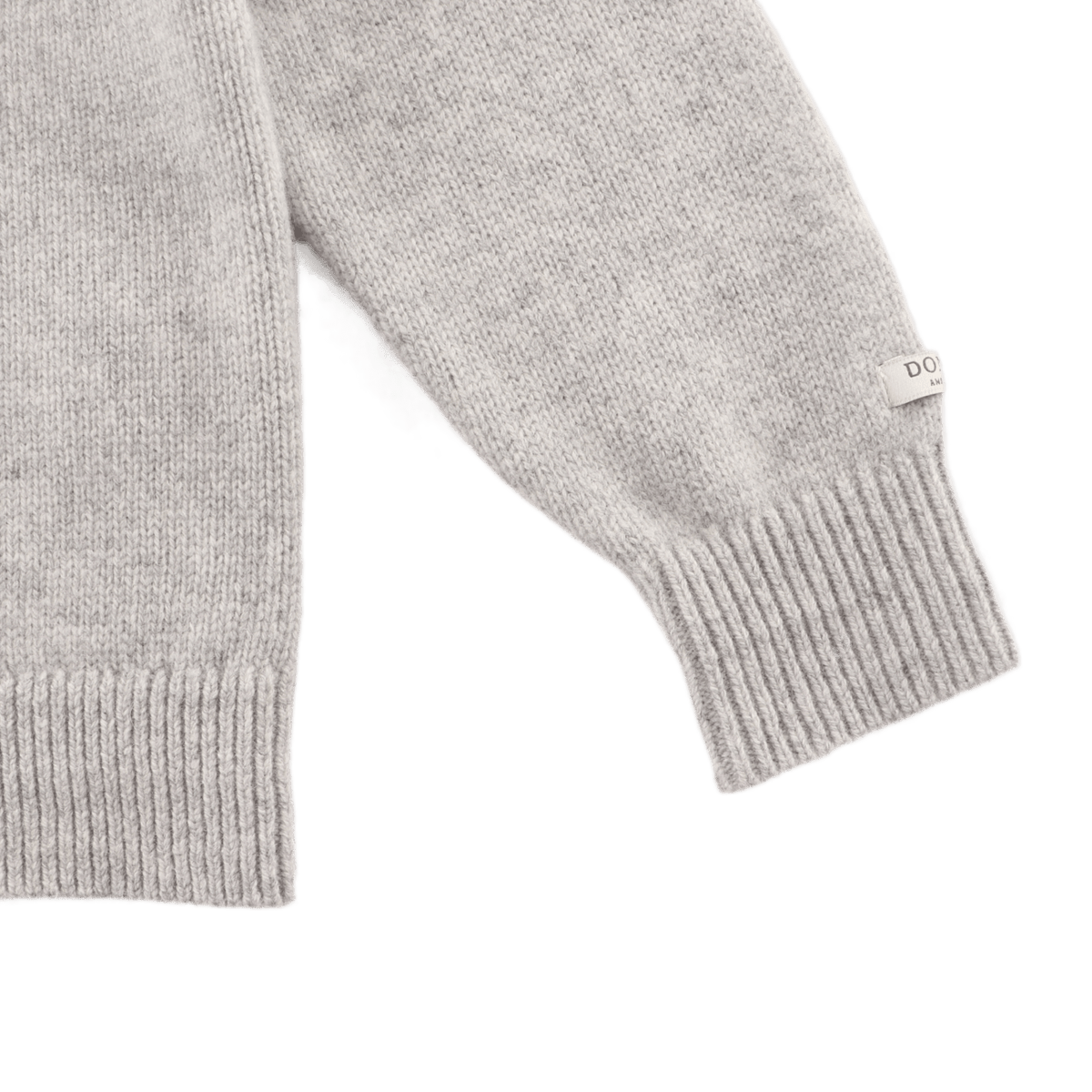 Denn Merino Wool Sweater Lammy - Grey Melange
