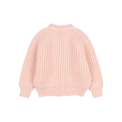 Baby Soft Knit Cardigan - Rose