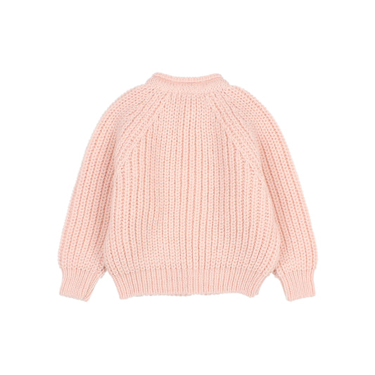 Baby Soft Knit Cardigan - Rose
