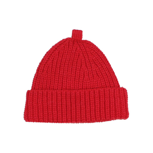Soft Knit Beanie - Poppy Red