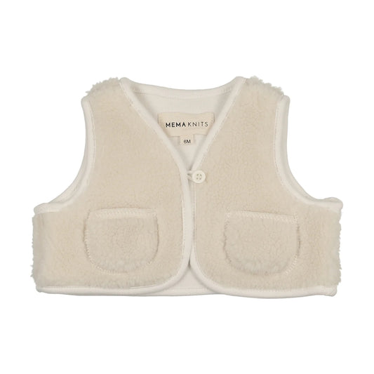 Sherpa Vest - Ivory