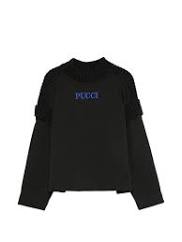 Sweater With Logo Detail Z3183 - Black/Blue