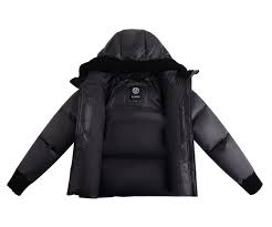 Knit Hood Puffer — Black