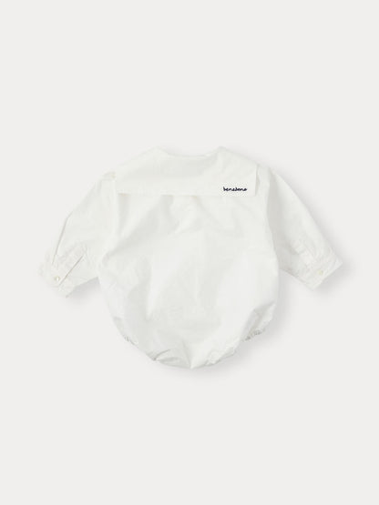 Marine Pure Romper - White