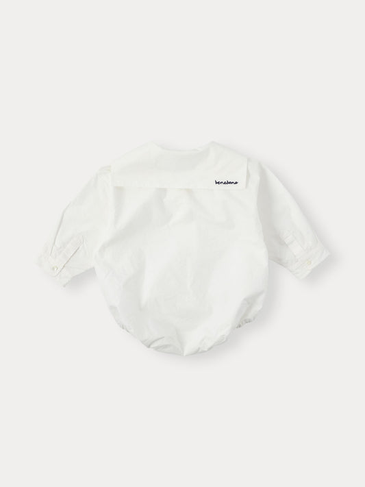 Marine Pure Romper - White