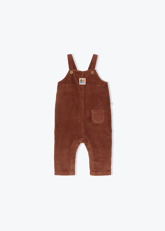 Salopette Bebe Velours - Marron